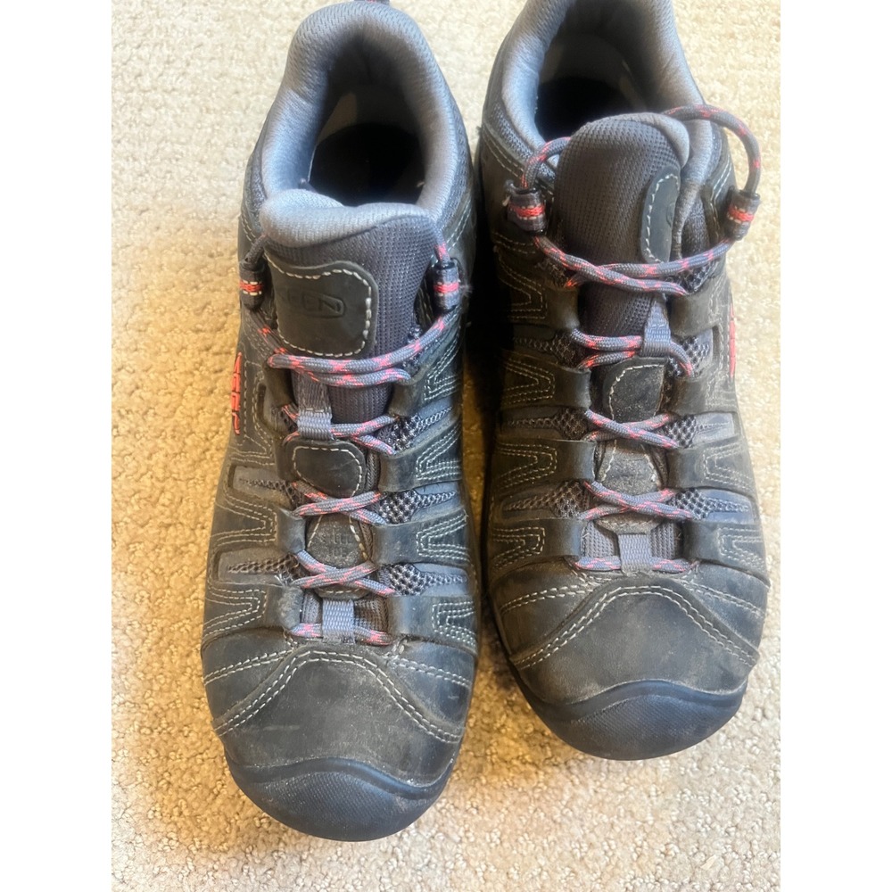 KEEN Utility Womens Steel Toe Work Shoes Black Pink EH ASTM F2413-18 Size 9